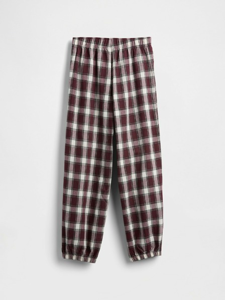GAP Pantaloni de pijama din flanel pentru copii GAP