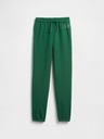 GAP Pantaloni de trening fleece logo army pentru copii GAP