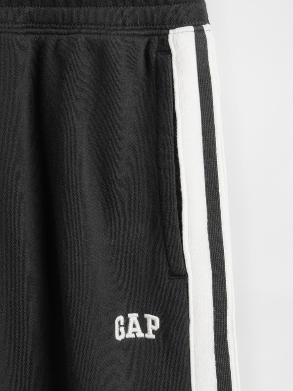 GAP Pantaloni de trening fleece logo army pentru copii GAP