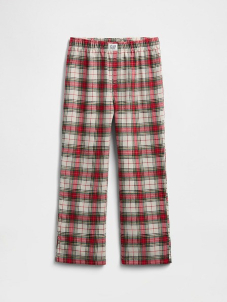 GAP Pantaloni de pijama din flanel pentru copii GAP