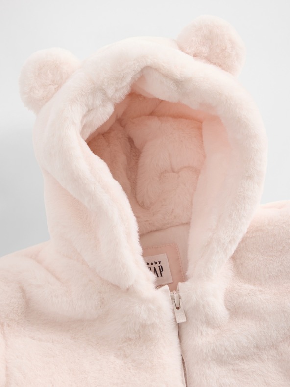 GAP Baby salopetă din blană artificială GAP