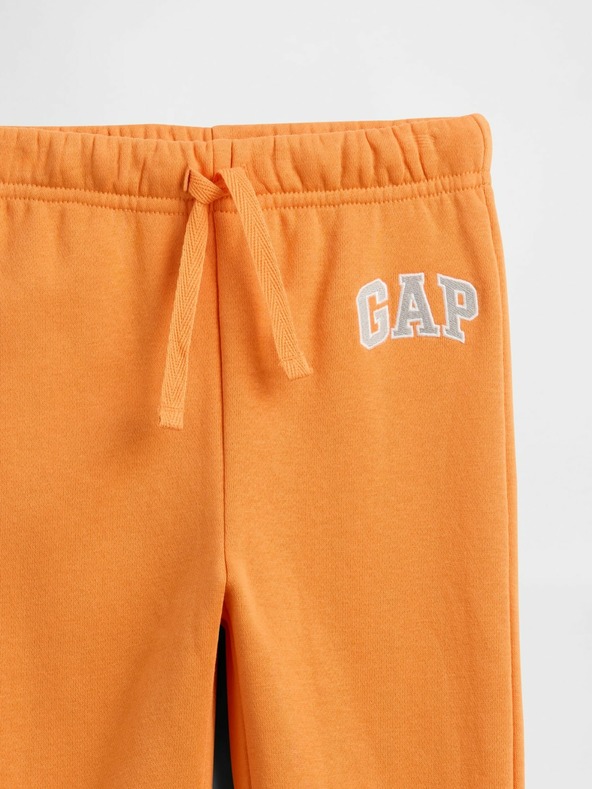 GAP Pantaloni de trening fleece logo army pentru copii GAP