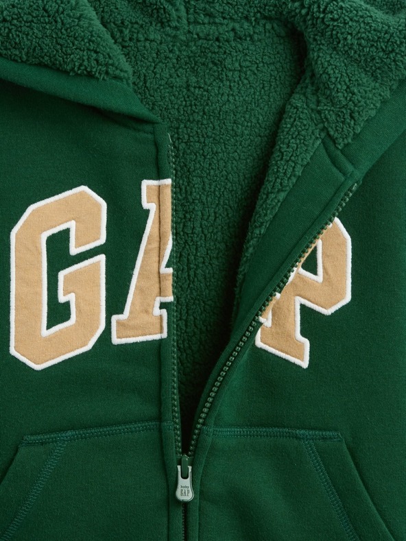 GAP Hanorac călduros baby Logo Sherpa GAP