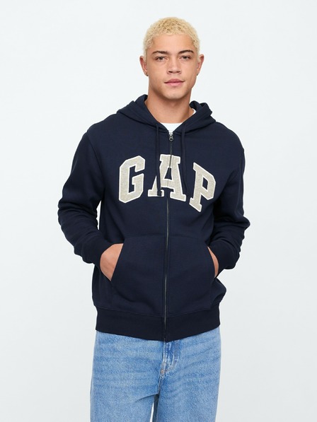 GAP Hanorac fleece cu logo GAP