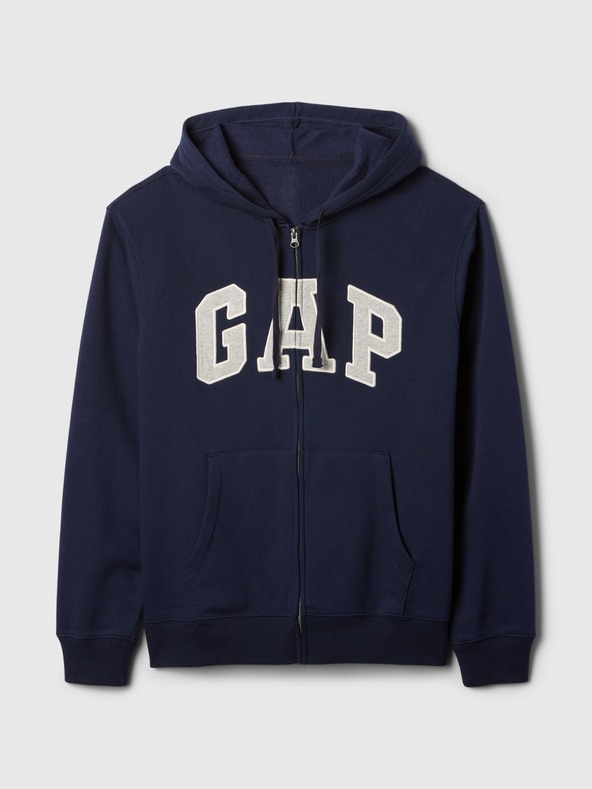 GAP Hanorac fleece cu logo GAP