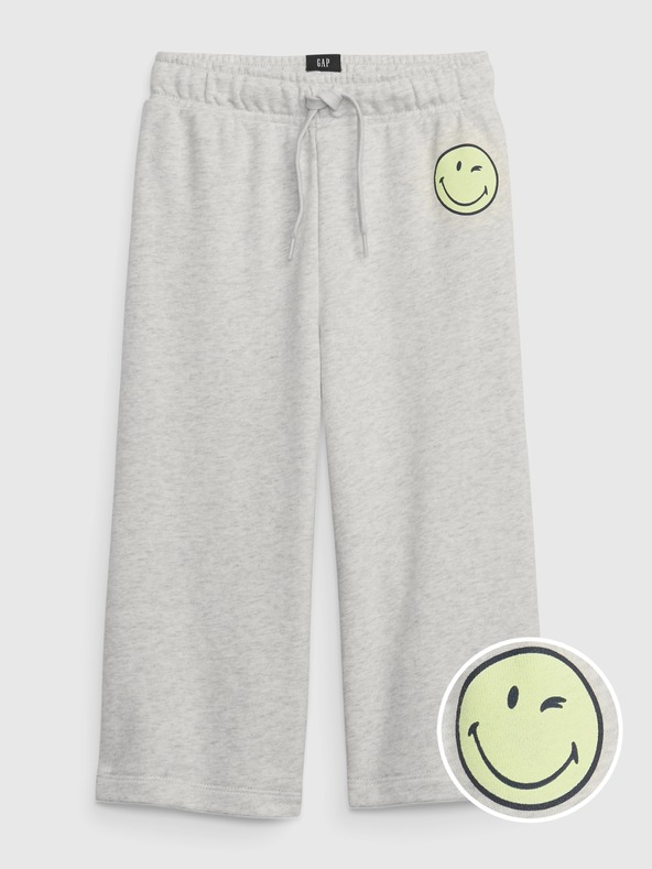 GAP Baby pantaloni de trening Gap × SmileyWorld® GAP