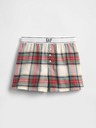 GAP Pantaloni scurți de pijama din flanel pentru copii GAP
