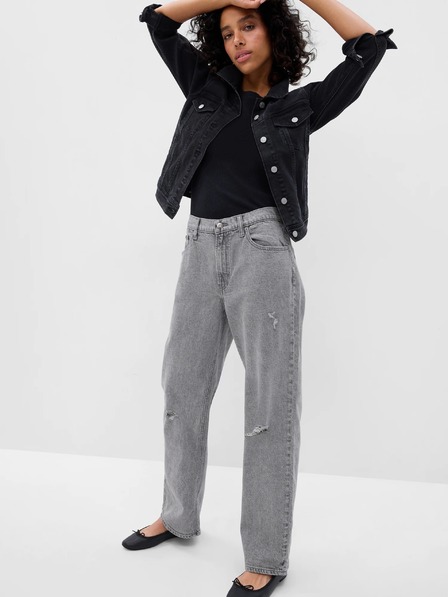 GAP Blugi loose Mid Rise Destructed '90s GAP