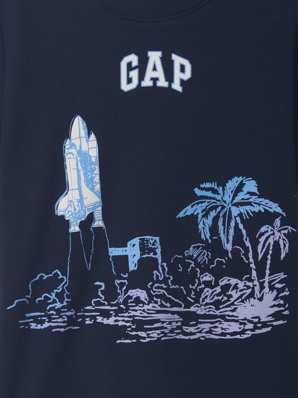 GAP Tricou cu logo pentru copii GAP