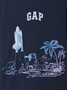 GAP Tricou cu logo pentru copii GAP