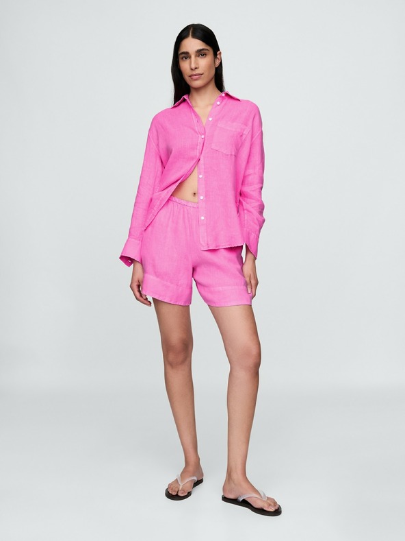 GAP Cămașă oversize din in Big Shirt GAP