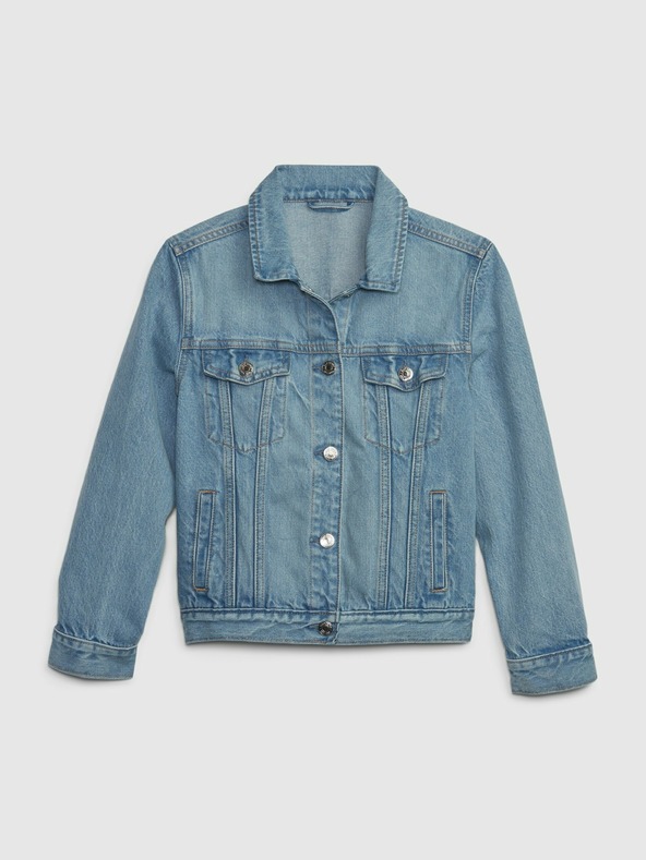 GAP Geacă din denim pentru copii GAP