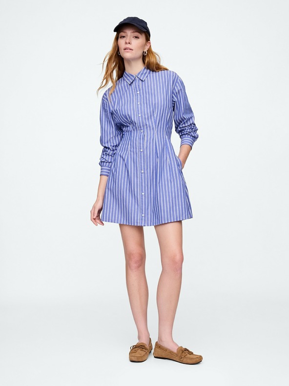 GAP Rochie mini cămașă din poplin GAP