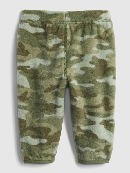 GAP Pantaloni sport army pentru bebeluși cu logo GAP
