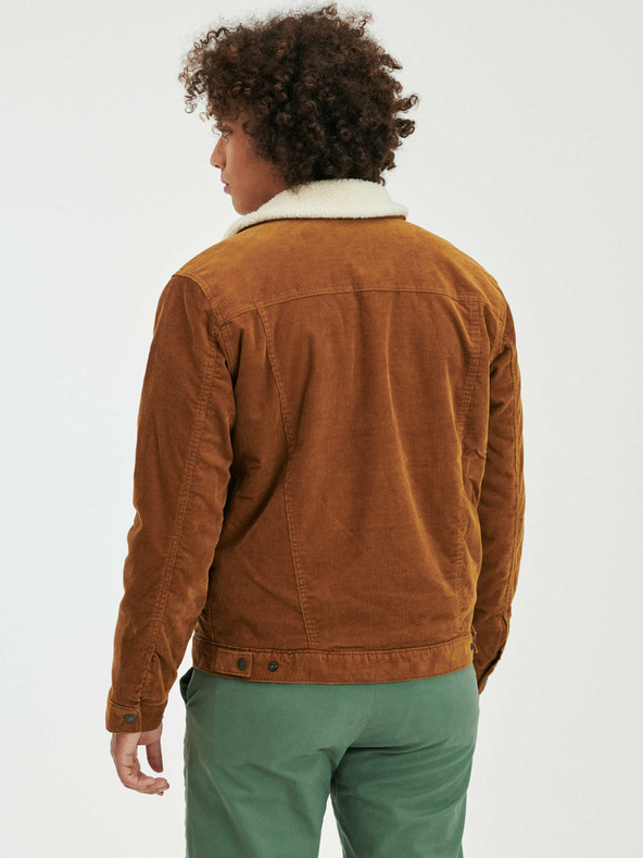 GAP Geacă din catifea cu blăniță sherpa GAP