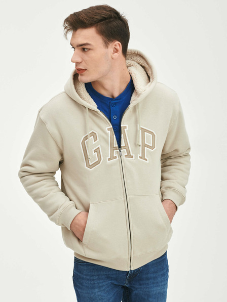 GAP Hanorac cu blană GAP logo sherpa