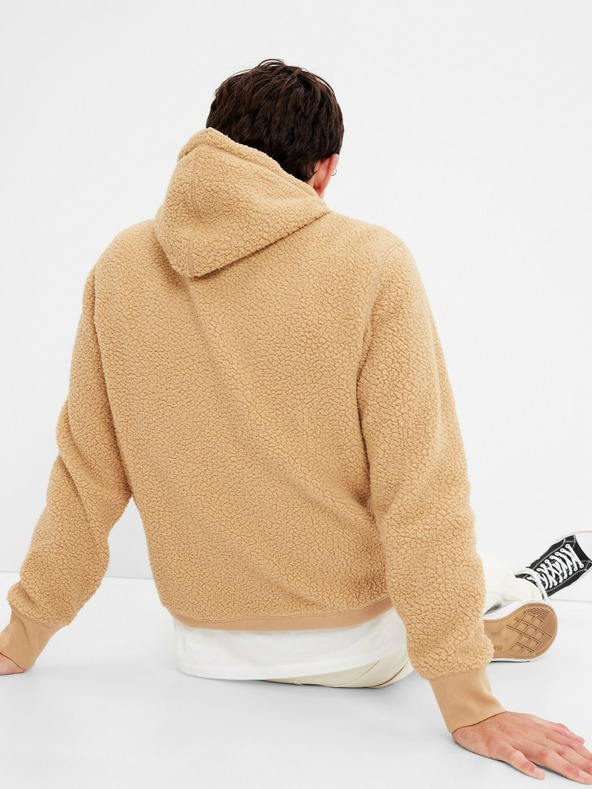 GAP Hanorac sherpa cu logo GAP