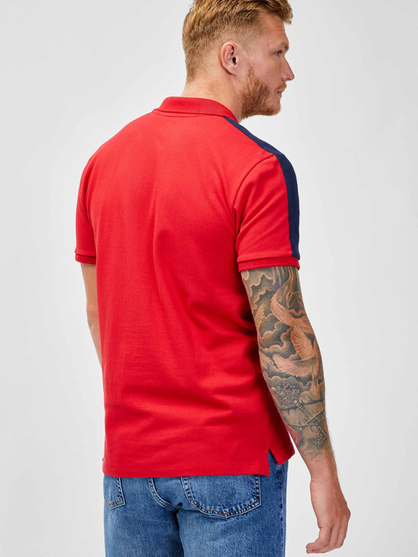 GAP Tricou polo din pique elastic GAP