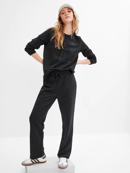 GAP Pantaloni de trening straight cu logo GAP