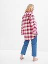 GAP Cămașă din flanelă oversize GAP