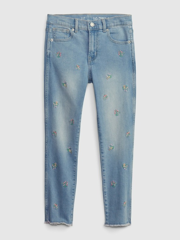 GAP Jeans slim high rise pentru copii GAP