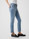 GAP Blugi slim Mid Rise Split-Hem Vintage GAP