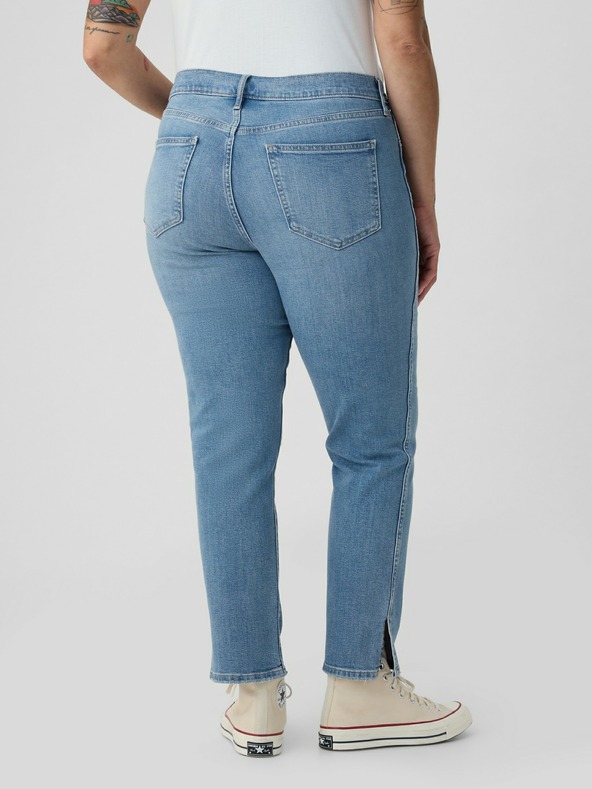 GAP Blugi slim Mid Rise Split-Hem Vintage GAP