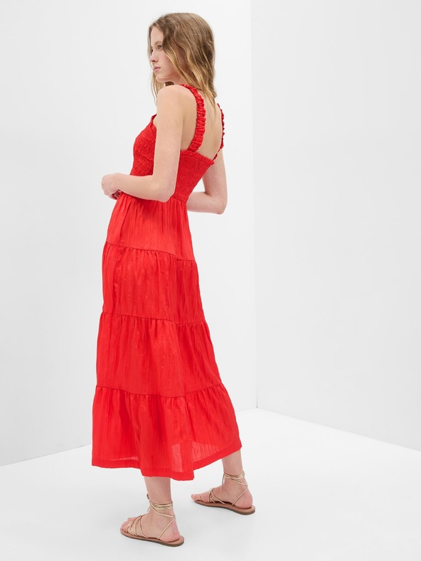 GAP Rochie maxi cu volane GAP