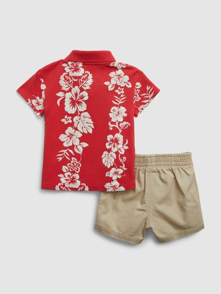 GAP Baby pantaloni scurți outfit polo GAP