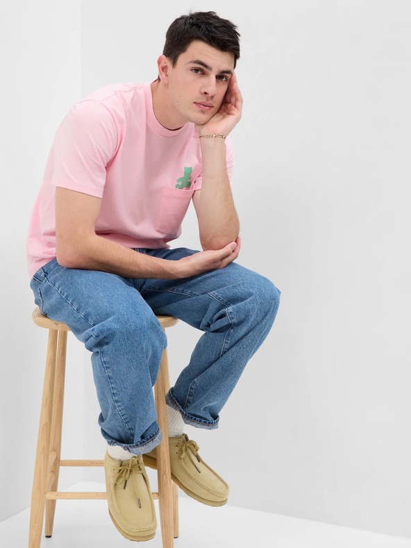 GAP Tricou cu ursuleț Unisex GAP