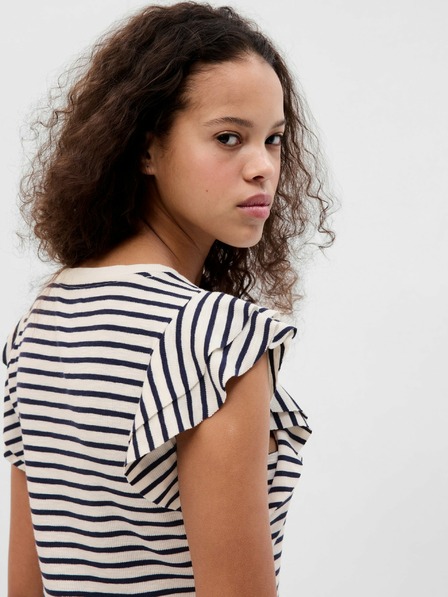 GAP Tricou cu mâneci volan GAP