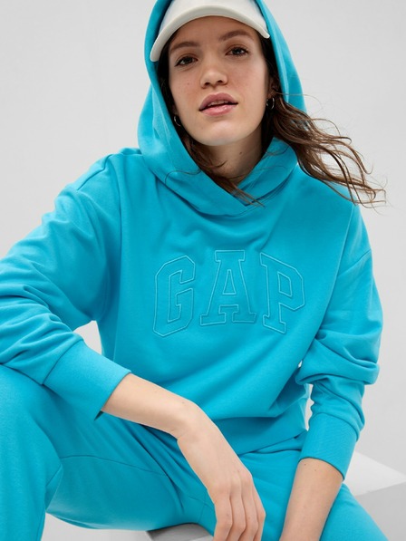 GAP Hanorac vintage soft cu logo și fermoar GAP
