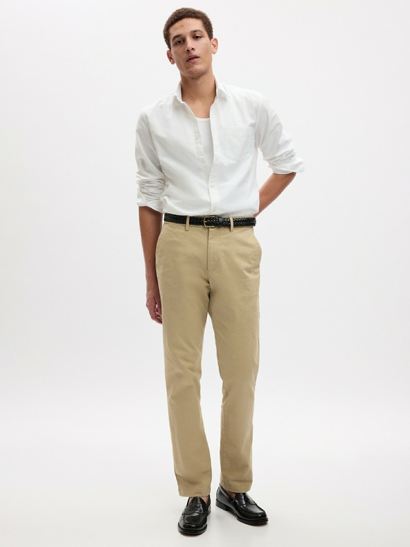 GAP Pantaloni modern khaki in straight fit GapFlex GAP