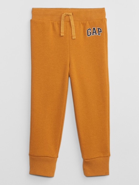 GAP Pantaloni de trening fleece logo army pentru copii GAP