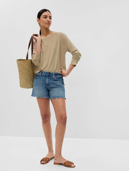 GAP Tricou din in cu mânecă lungă GAP