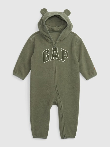 GAP Salopetă din fleece cu logo pentru bebeluși GAP