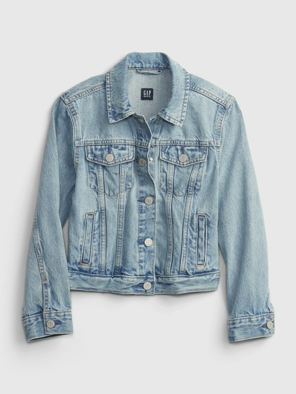 GAP Geacă din denim pentru copii GAP