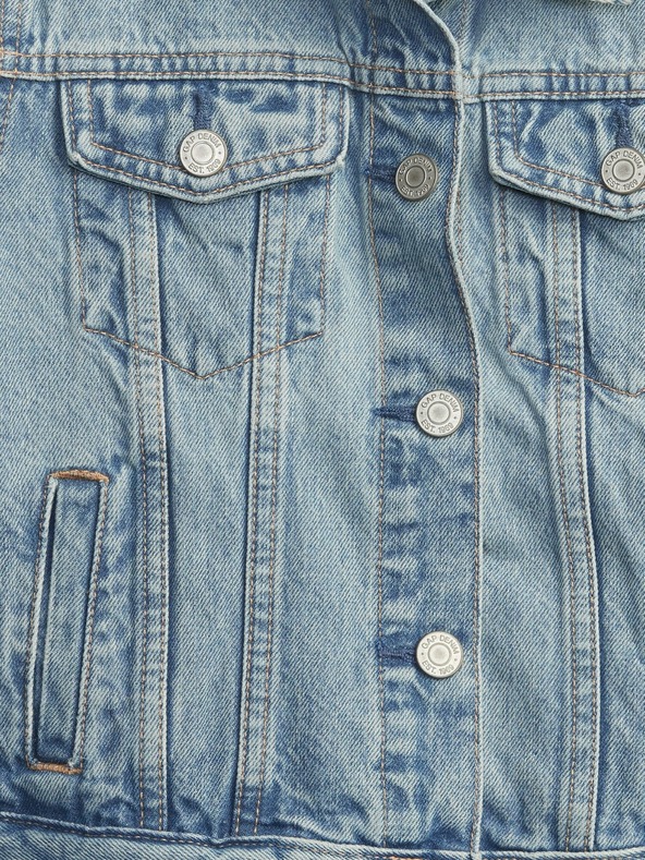 GAP Geacă din denim pentru copii GAP
