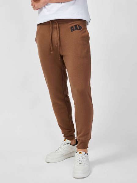 GAP Pantaloni de trening cu logo GAP fleece