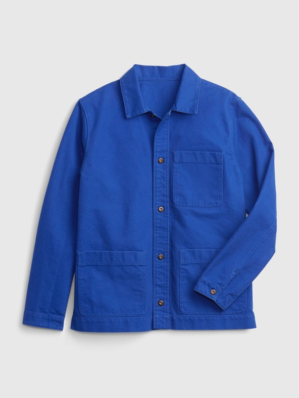 GAP Jachetă din bumbac cu guler GAP