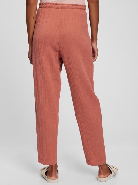 GAP Pantaloni din bumbac high rise GAP