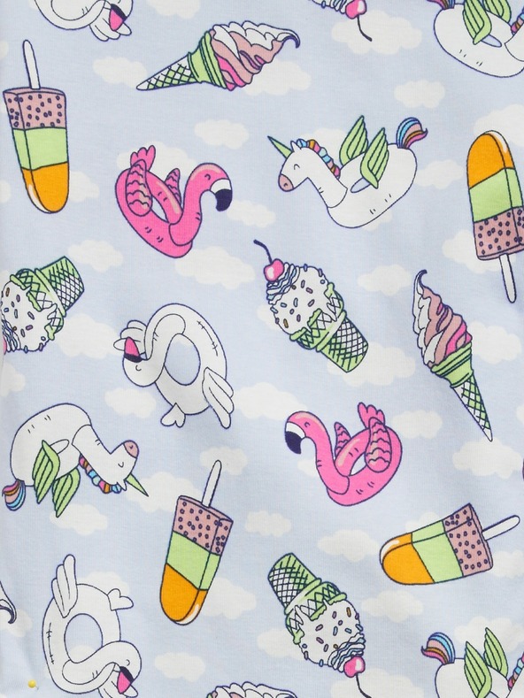 GAP Pijama din bumbac organic pentru copii GAP