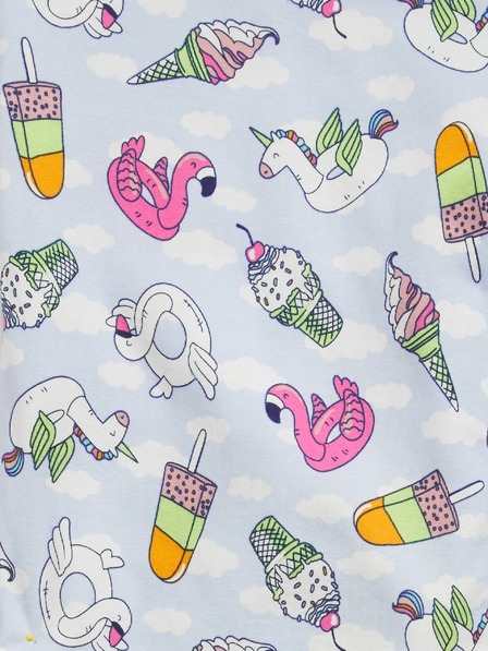 GAP Pijama din bumbac organic pentru copii GAP