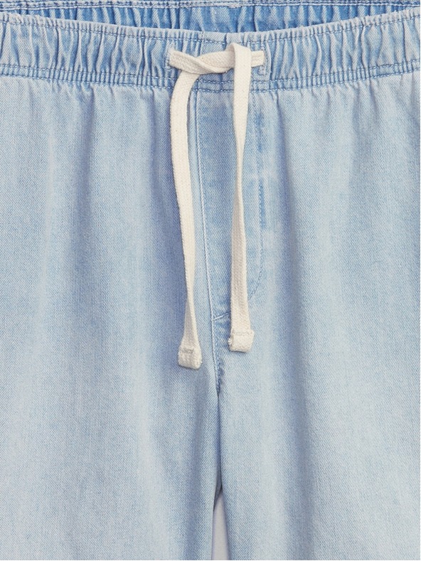 GAP Șort din denim cu talie elastică GAP