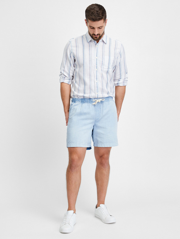 GAP Șort din denim cu talie elastică GAP