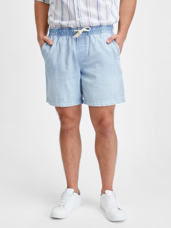 GAP Șort din denim cu talie elastică GAP