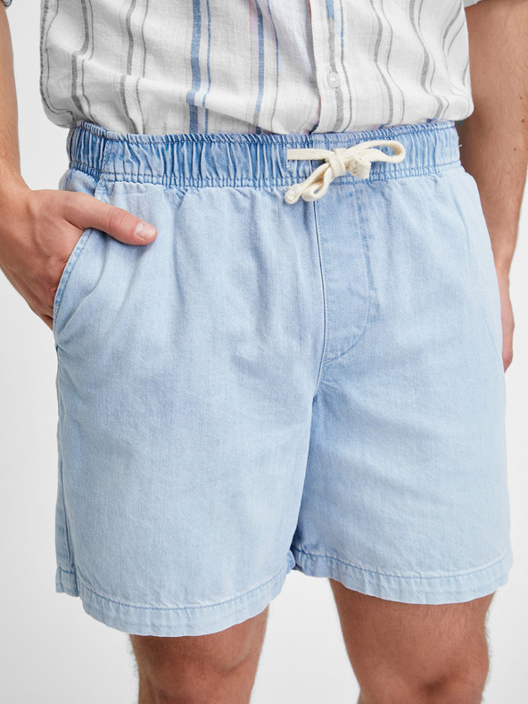 GAP Șort din denim cu talie elastică GAP