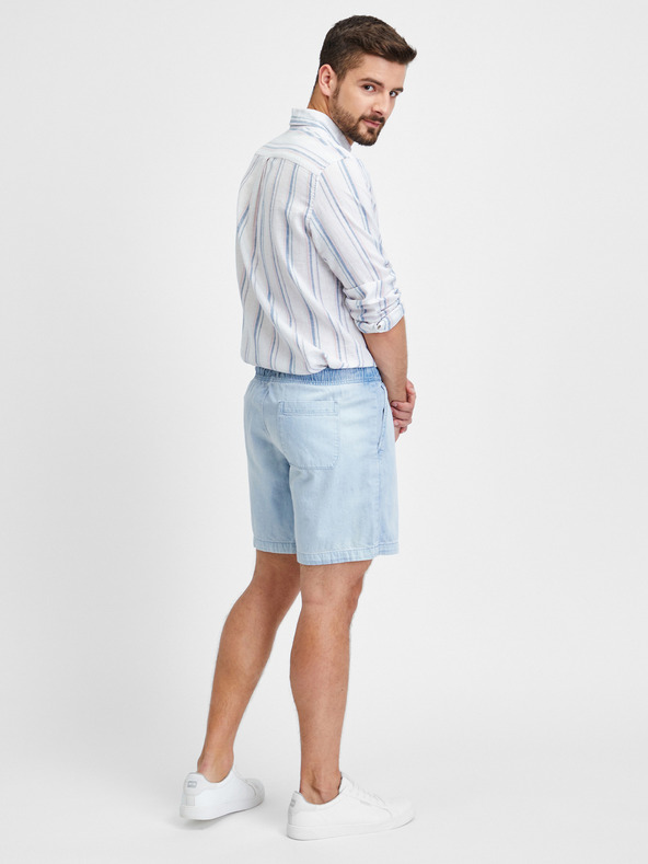 GAP Șort din denim cu talie elastică GAP