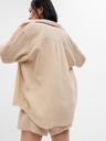 GAP Cămașă oversize din muselină GAP