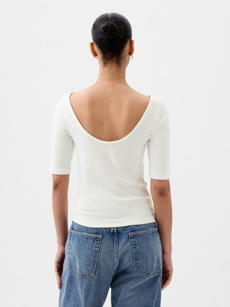 GAP Tricou cu decolteu bărcuță GAP